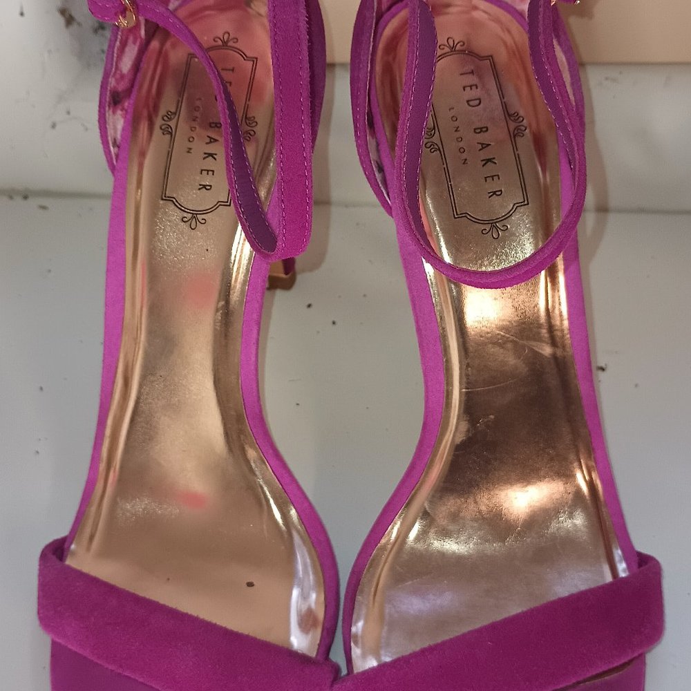 Ted Baker Fuschia Suede Party Shoe